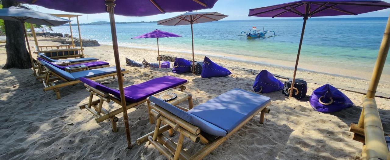 Purple Beach - Maithelia - Gili Air Zewnętrze zdjęcie