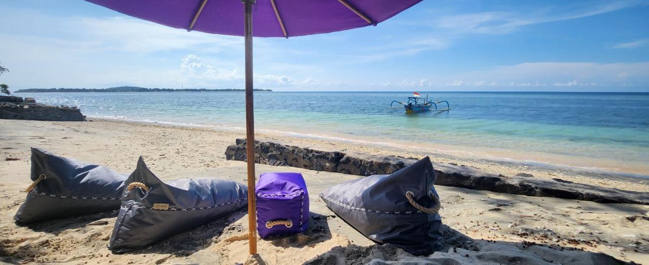 Purple Beach - Maithelia - Gili Air Zewnętrze zdjęcie